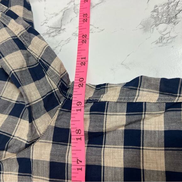 Grayson The Hero Tissue Cotton Button-Up Shirt Check Sz S - Picture 4 of 7